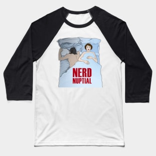 Nerd Nuptial (No Background) Baseball T-Shirt